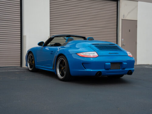 2011 Porsche Speedster in Pure Blue — Strada Nera San Diego