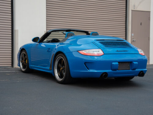 2011 Porsche Speedster in Pure Blue — Strada Nera San Diego
