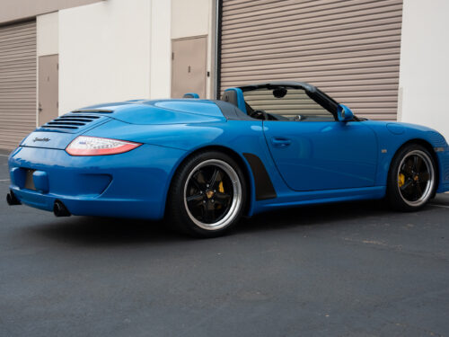2011 Porsche Speedster in Pure Blue — Strada Nera San Diego