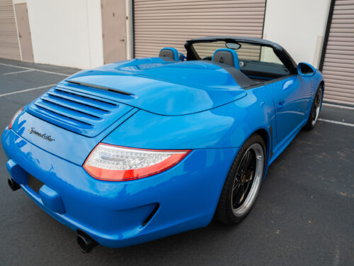 2011 Porsche Speedster in Pure Blue — Strada Nera San Diego