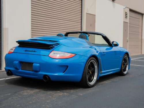 2011 Porsche Speedster in Pure Blue — Strada Nera San Diego