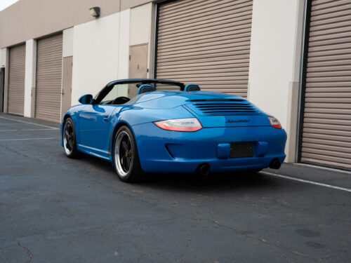 2011 Porsche Speedster in Pure Blue — Strada Nera San Diego