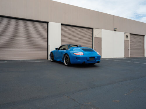 2011 Porsche Speedster in Pure Blue — Strada Nera San Diego