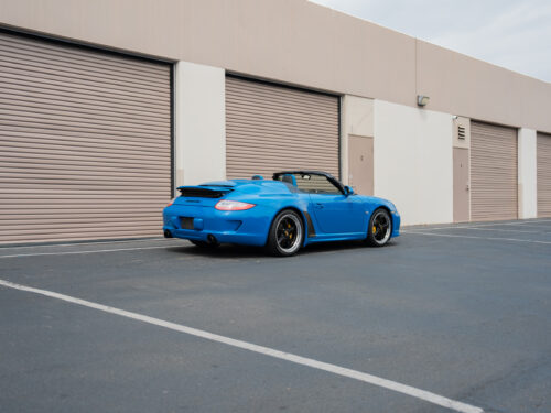 2011 Porsche Speedster in Pure Blue — Strada Nera San Diego