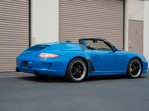 2011 Porsche Speedster in Pure Blue — Strada Nera San Diego