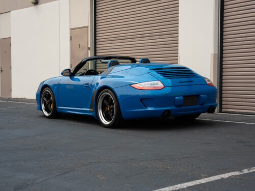 2011 Porsche Speedster in Pure Blue — Strada Nera San Diego