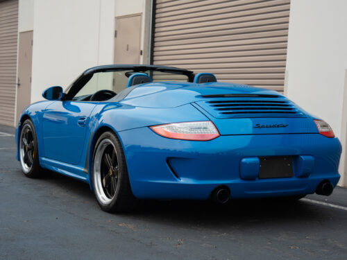2011 Porsche Speedster in Pure Blue — Strada Nera San Diego