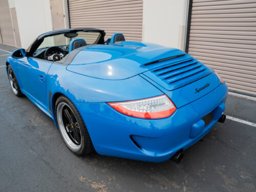 2011 Porsche Speedster in Pure Blue — Strada Nera San Diego