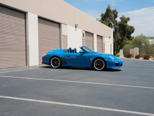 2011 Porsche Speedster in Pure Blue — Strada Nera San Diego