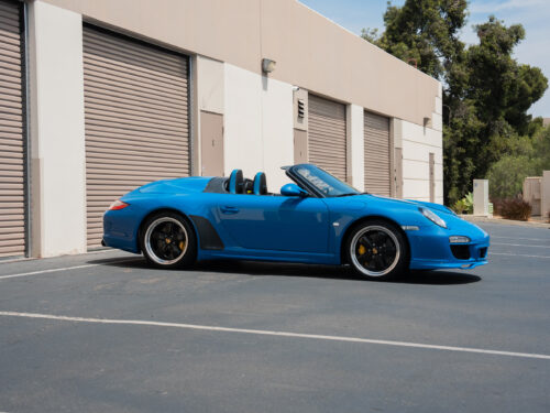 2011 Porsche Speedster in Pure Blue — Strada Nera San Diego