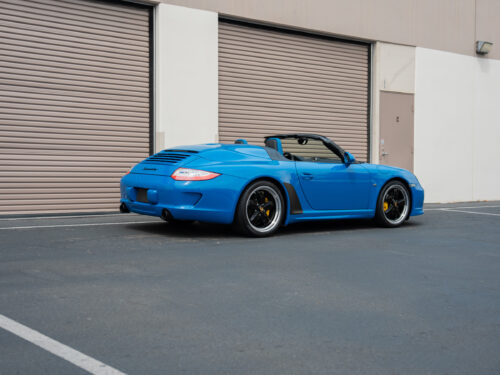 2011 Porsche Speedster in Pure Blue — Strada Nera San Diego