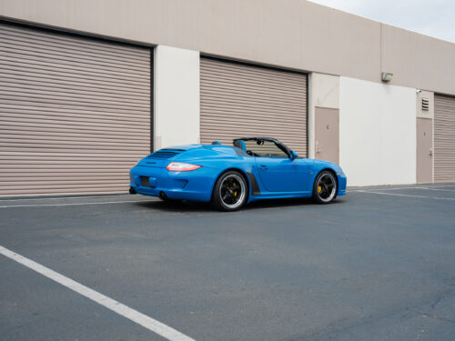 2011 Porsche Speedster in Pure Blue — Strada Nera San Diego