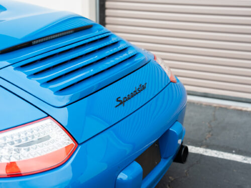 2011 Porsche Speedster in Pure Blue — Strada Nera San Diego