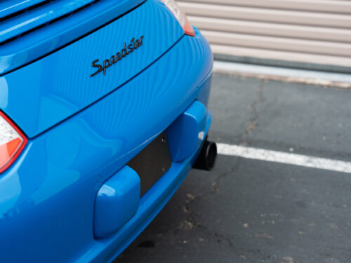 2011 Porsche Speedster in Pure Blue — Strada Nera San Diego