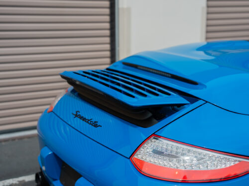 2011 Porsche Speedster in Pure Blue — Strada Nera San Diego