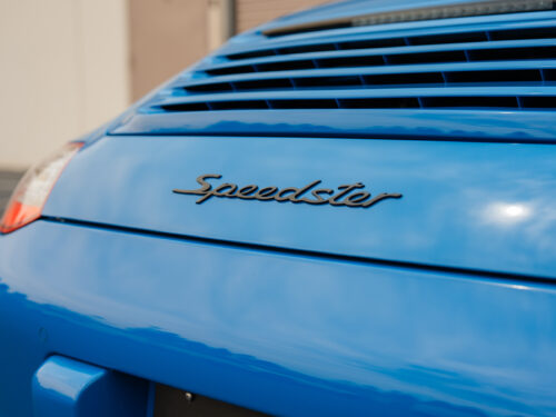 2011 Porsche Speedster in Pure Blue — Strada Nera San Diego