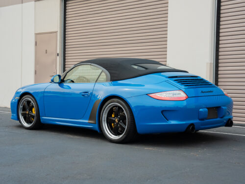 2011 Porsche Speedster in Pure Blue — Strada Nera San Diego