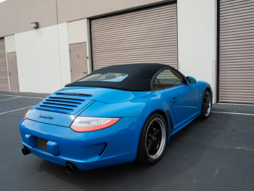 2011 Porsche Speedster in Pure Blue — Strada Nera San Diego