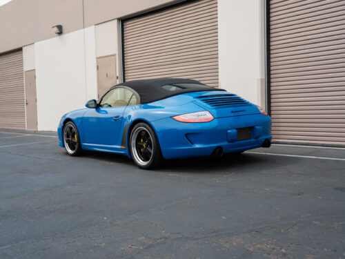 2011 Porsche Speedster in Pure Blue — Strada Nera San Diego