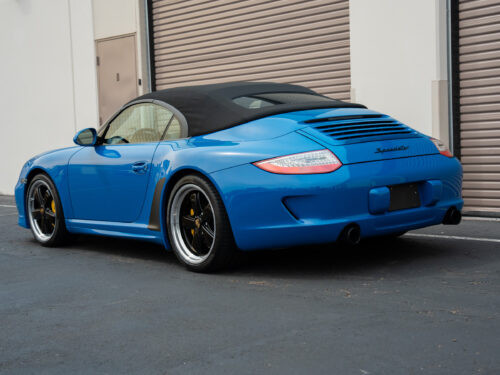 2011 Porsche Speedster in Pure Blue — Strada Nera San Diego