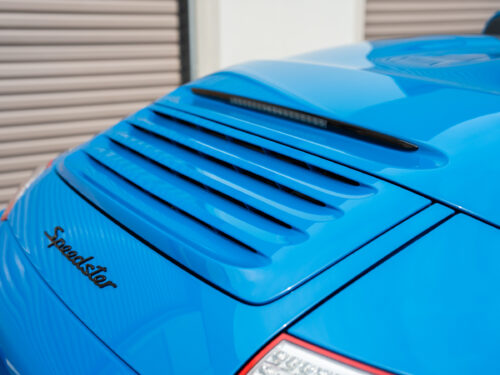 2011 Porsche Speedster in Pure Blue — Strada Nera San Diego