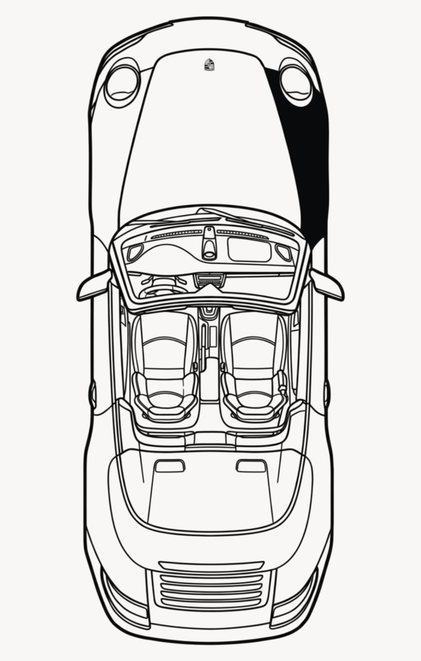 Passenger Front Fender location