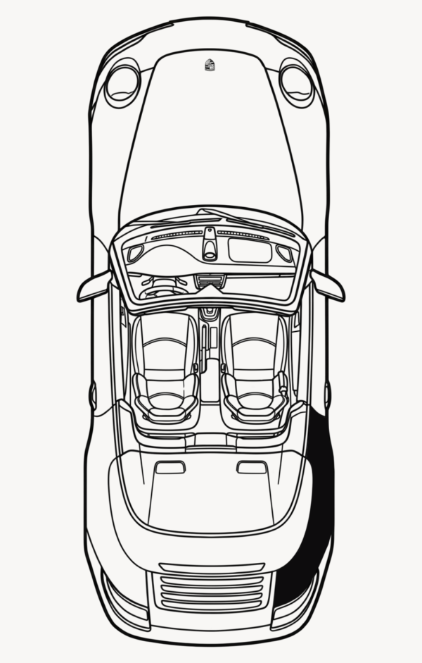 Passenger Rear Quarter Panel location