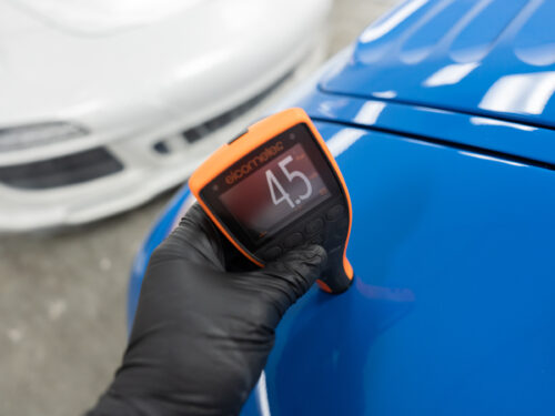 Passenger Rear Quarter Panel paint reading 1