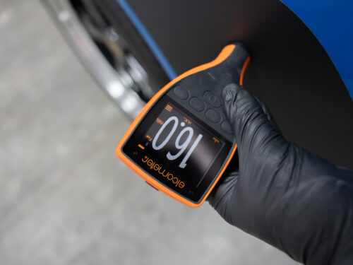 Passenger Rear Quarter Panel paint reading 8