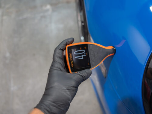 Passenger Front Fender paint reading 2