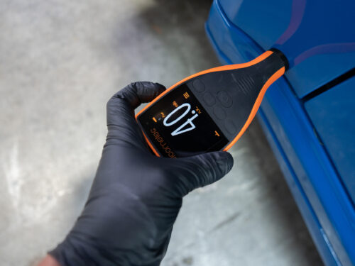 Driver Front Fender paint reading 6