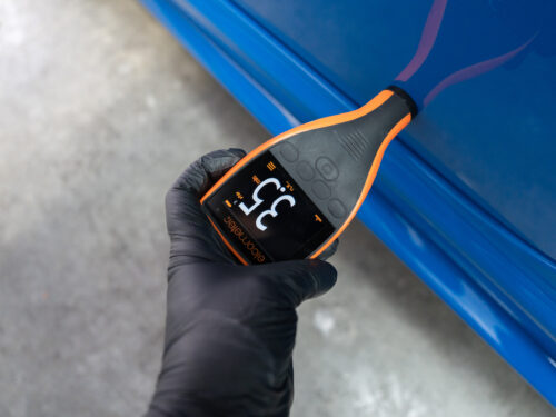 Driver Door paint reading 1