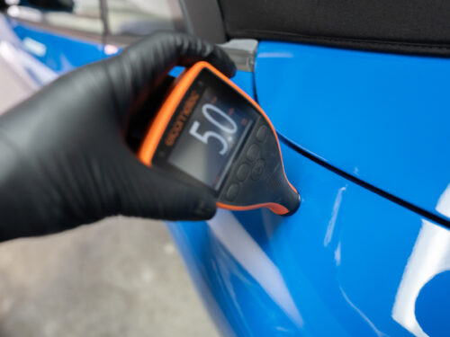 Driver Rear Quarter Panel paint reading 4