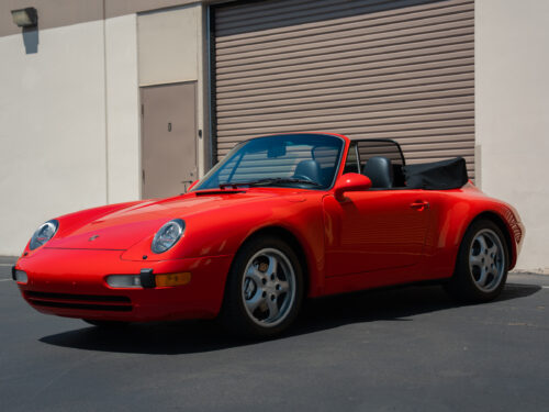 1996 Porsche 911 Carrera 4 Cabriolet in Guards Red — Strada Nera San Diego