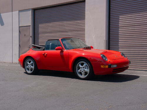 1996 Porsche 911 Carrera 4 Cabriolet in Guards Red — Strada Nera San Diego