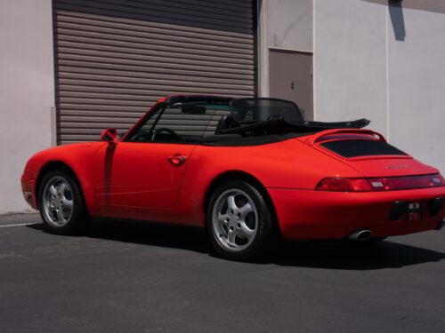 1996 Porsche 911 Carrera 4 Cabriolet in Guards Red — Strada Nera San Diego