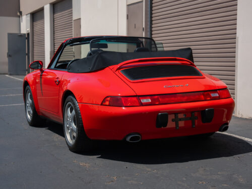 1996 Porsche 911 Carrera 4 Cabriolet in Guards Red — Strada Nera San Diego