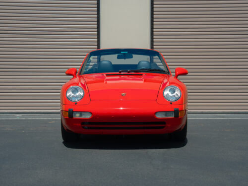 1996 Porsche 911 Carrera 4 Cabriolet in Guards Red — Strada Nera San Diego