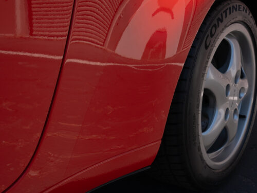 1996 Porsche 911 Carrera 4 Cabriolet in Guards Red — Strada Nera San Diego
