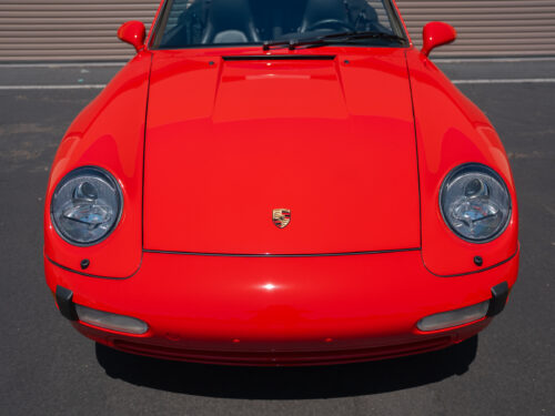 1996 Porsche 911 Carrera 4 Cabriolet in Guards Red — Strada Nera San Diego