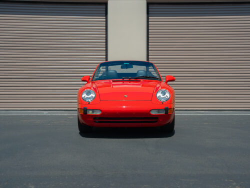 1996 Porsche 911 Carrera 4 Cabriolet in Guards Red — Strada Nera San Diego