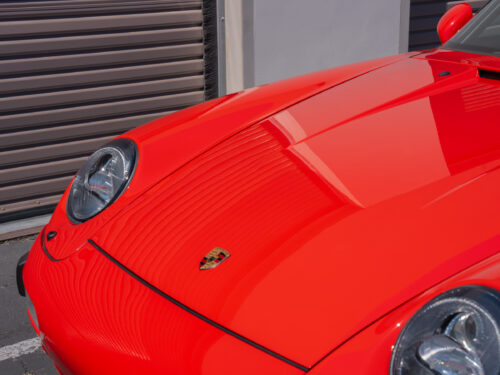 1996 Porsche 911 Carrera 4 Cabriolet in Guards Red — Strada Nera San Diego