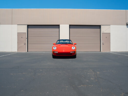 1996 Porsche 911 Carrera 4 Cabriolet in Guards Red — Strada Nera San Diego