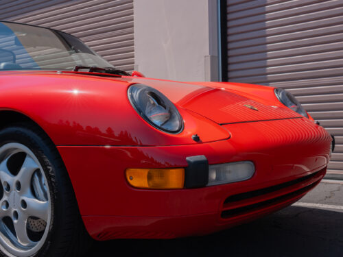 1996 Porsche 911 Carrera 4 Cabriolet in Guards Red — Strada Nera San Diego