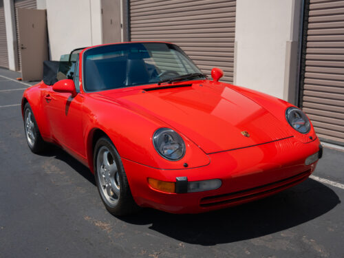 1996 Porsche 911 Carrera 4 Cabriolet in Guards Red — Strada Nera San Diego
