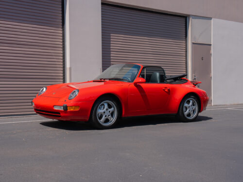 1996 Porsche 911 Carrera 4 Cabriolet in Guards Red — Strada Nera San Diego