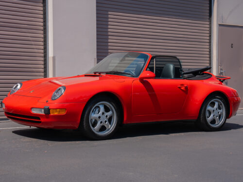 1996 Porsche 911 Carrera 4 Cabriolet in Guards Red — Strada Nera San Diego