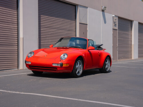 1996 Porsche 911 Carrera 4 Cabriolet in Guards Red — Strada Nera San Diego