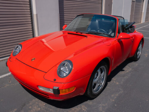 1996 Porsche 911 Carrera 4 Cabriolet in Guards Red — Strada Nera San Diego