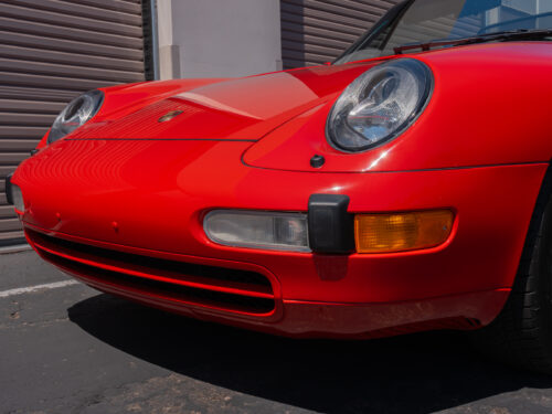 1996 Porsche 911 Carrera 4 Cabriolet in Guards Red — Strada Nera San Diego